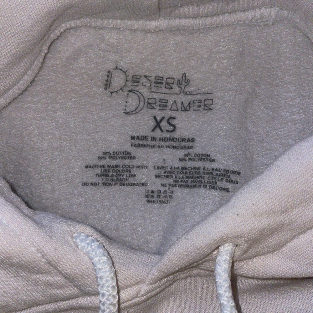 Pacsun - white desert dreamer sun and moon hoodie - Picture 3 of 5